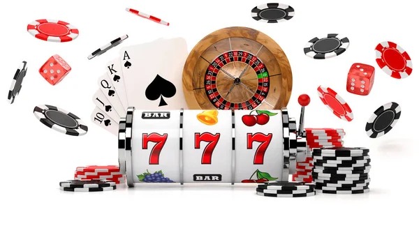 Galactic Gems gameplay interface on qqslot777 heylink showing payline selection and bet adjustment